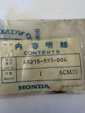 Honda Caliper Piston Seal 45215-533-004