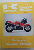 KAWASAKI GPZ500R GPZ600R SERVICE MANUAL OEM KAWASAKI 99924-1055-01 ZX500 ZX600