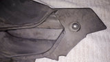 1988 ZX 600 R LOWER COWL, BELLY FAIRING, RED/GRAYSTONE 55048-5220-C4
