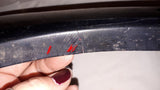 XS400 SECA LEFT SIDE COVER, BLACK, CRACK AT BOTTOM
