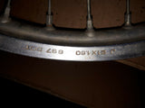 1998 KAWASAKI KX 125 FRONT RIM FRONT WHEEL