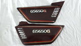 1981-1983 GS 650G SIDE COVER, MAROON SIDE PANELS