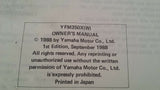 YFM350X(W) YAMAHA OWNERS MANUAL