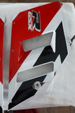GSX-R 750 SIDE PANELS  RED / WHITE