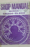 HONDA CB200 CL200 SHOP MANUAL