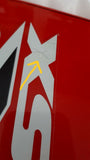 GSX-R 750 SIDE PANELS  RED / WHITE