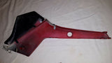 YAMAHA XS400 SECA LEFT SIDE COVER , WHITE AND RED