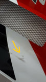 GSX-R 750 SIDE PANELS  RED / WHITE