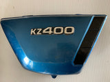 KZ400 Blue Right Side Cover