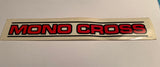 Mono Cross Decal Sticker
