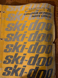 1978 Skidoo Olympique Parts Catalog